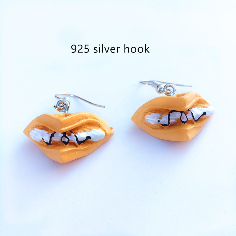 Creative Fun Burger Earrings