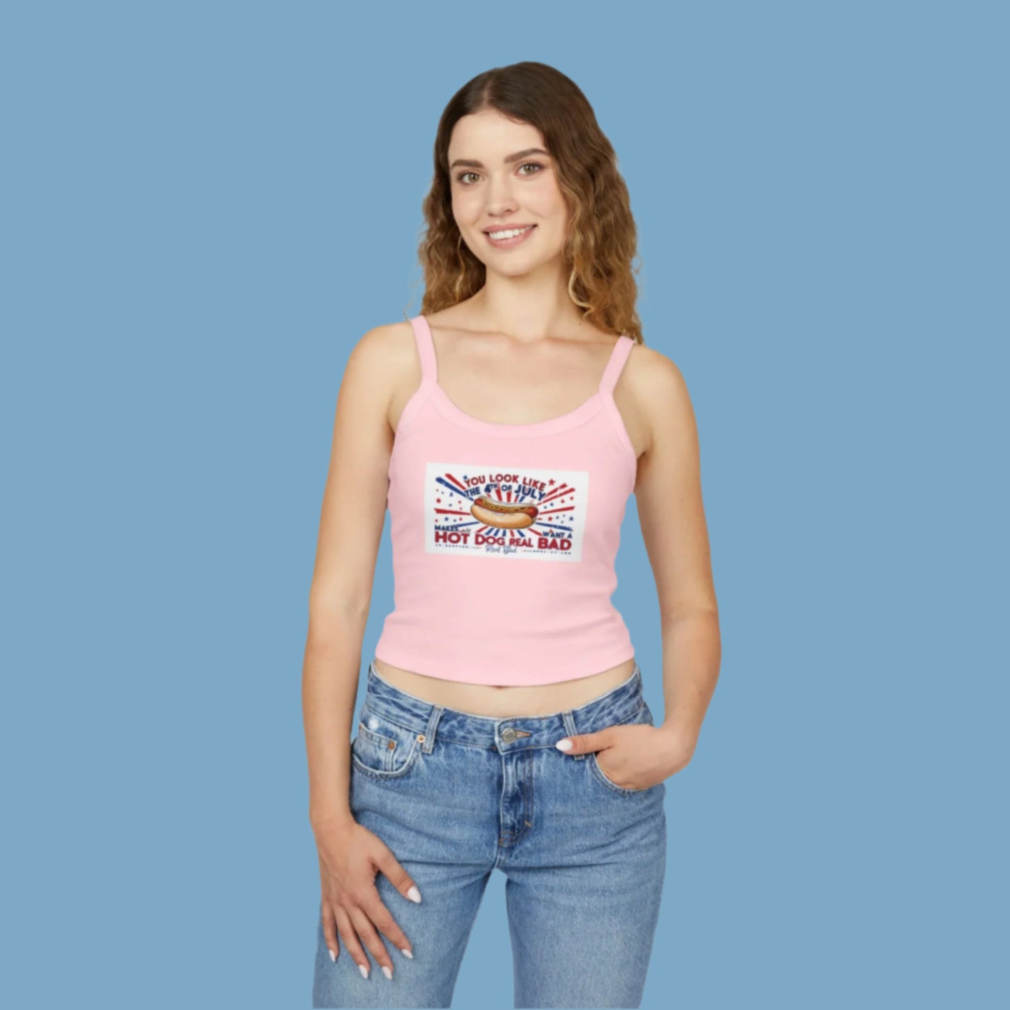 Patriotic Fourth of July Tank Top - 'You Look Like the 4th of July'