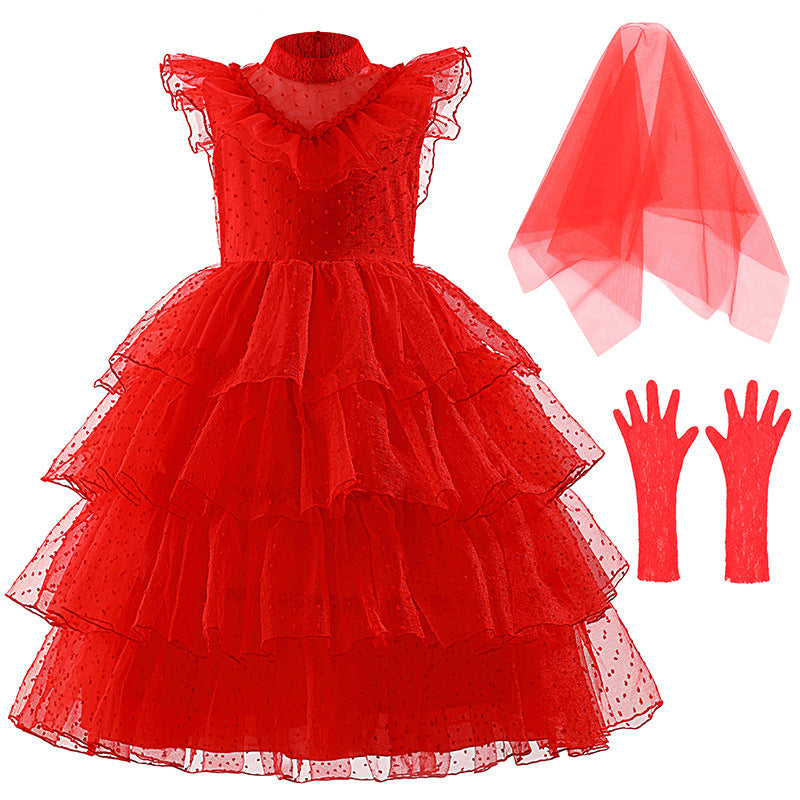 Girls' Halloween Wedding Dress Formal Dress