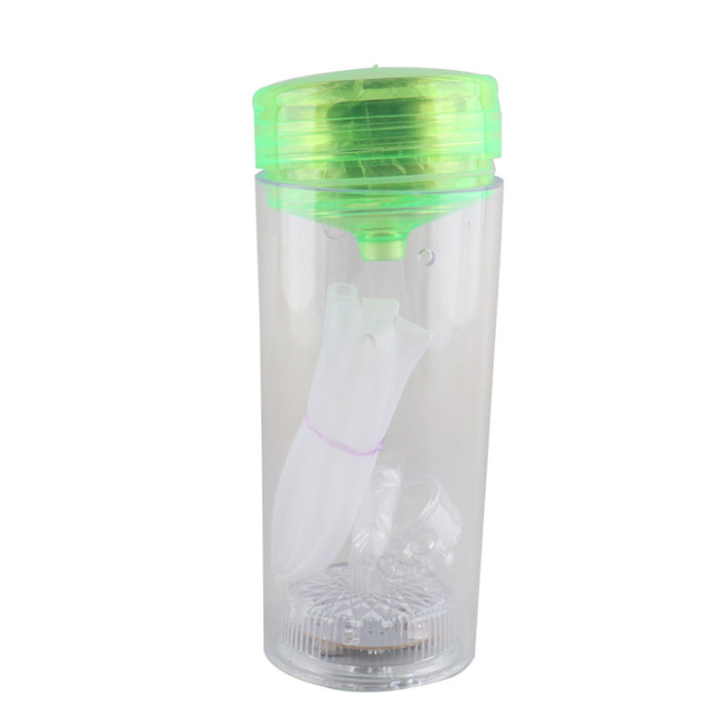LED Portable Cup Hookah, Light-Up Mini Hookah with Built-In LED Glow
