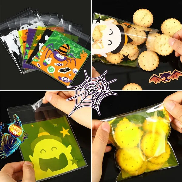450 Pcs Halloween Cellophane Treat Bags ππ»π€