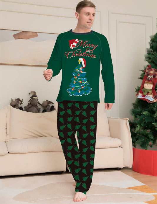 🎄 Parent-Child Christmas Pajama Set – Matching Long-Sleeve Holiday Homewear