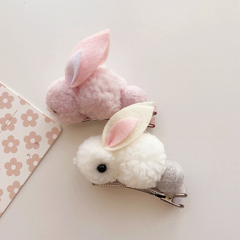 Cartoon Soft Cute Fur Ball Rabbit Hair Accessories Headdress