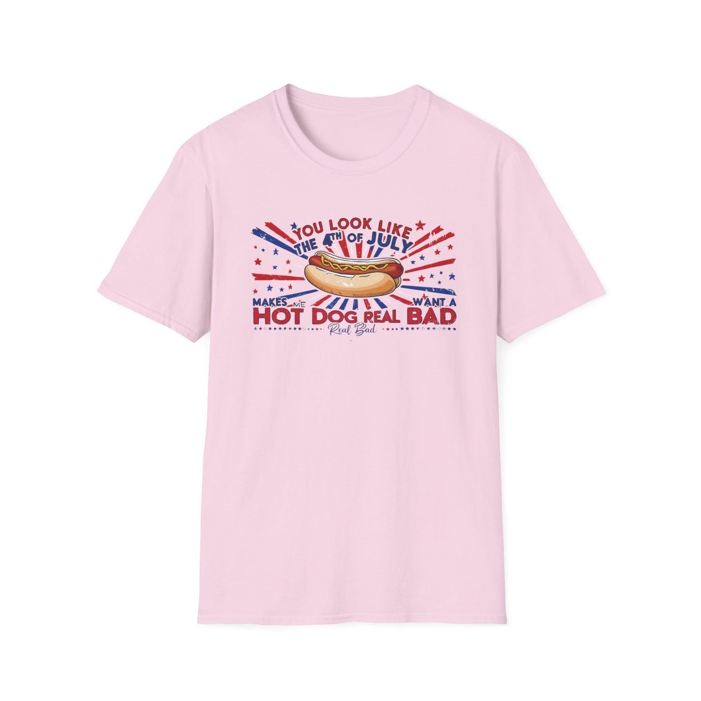4th of July Women's Funny BBQ Softstyle T-Shirt - Summer Celebration Tee