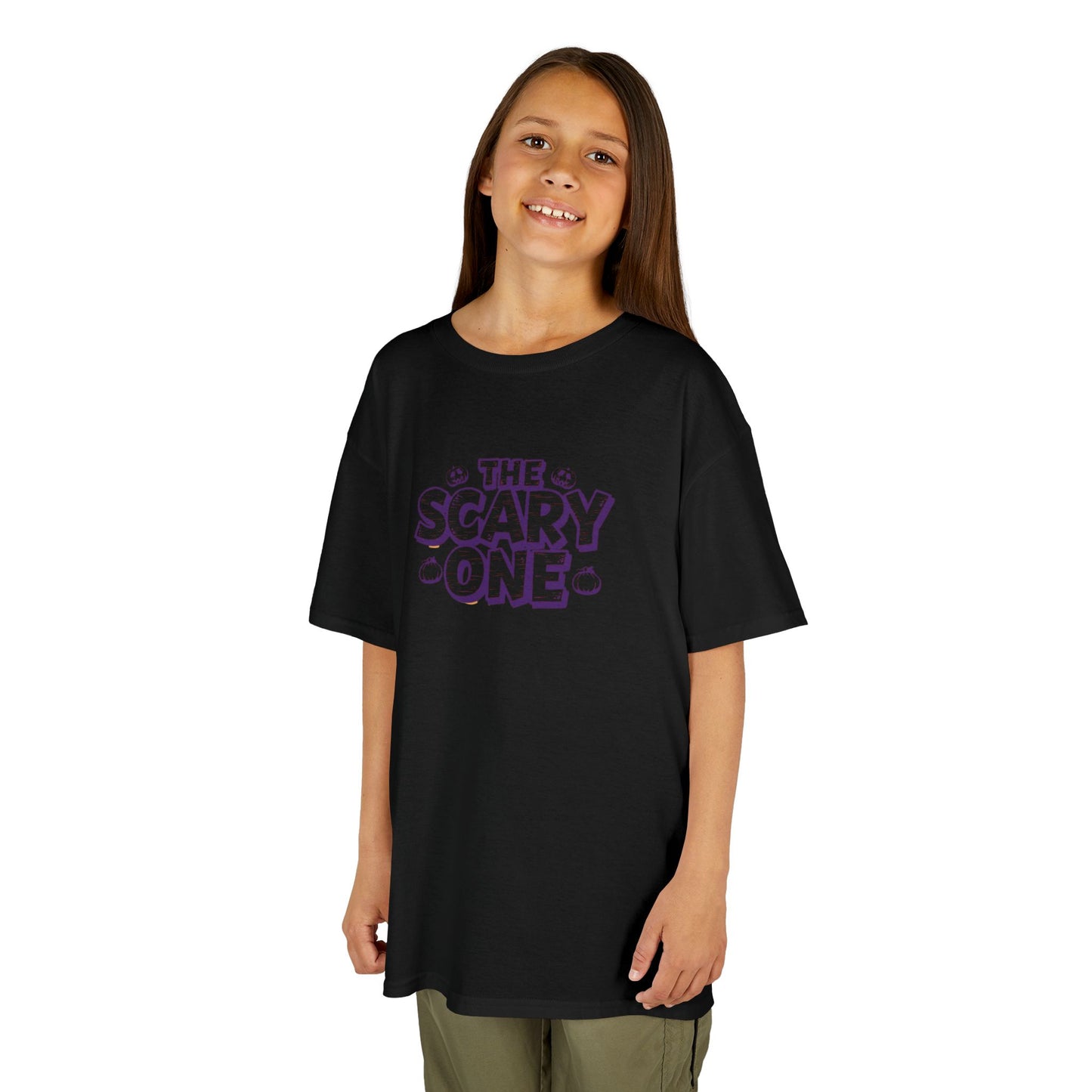 Kids Scary One T-Shirt | Fun Halloween Tee, Spooky Apparel, Boys & Girls, Cute Casual Wear, Youth Halloween Costume