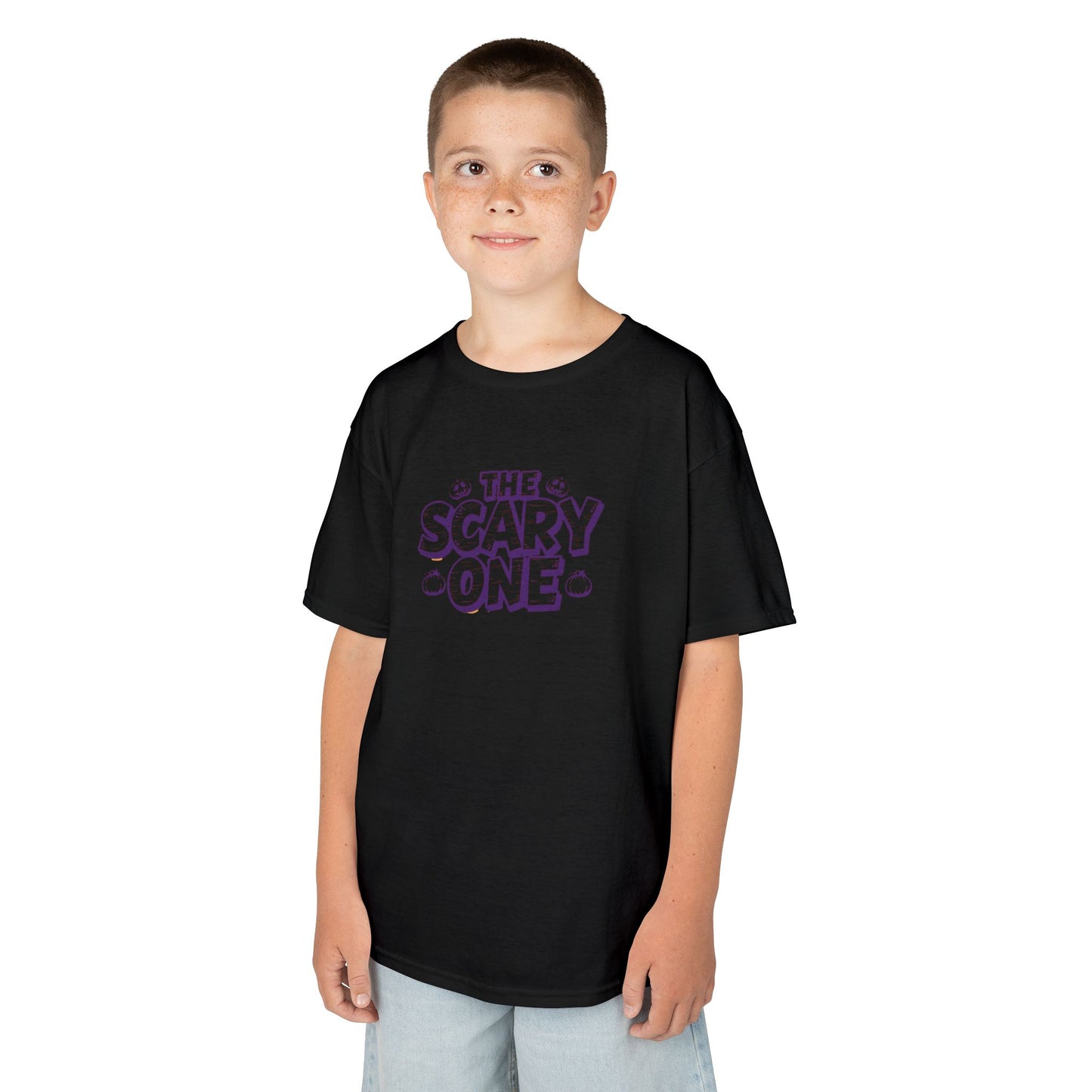 Kids Scary One T-Shirt | Fun Halloween Tee, Spooky Apparel, Boys & Girls, Cute Casual Wear, Youth Halloween Costume