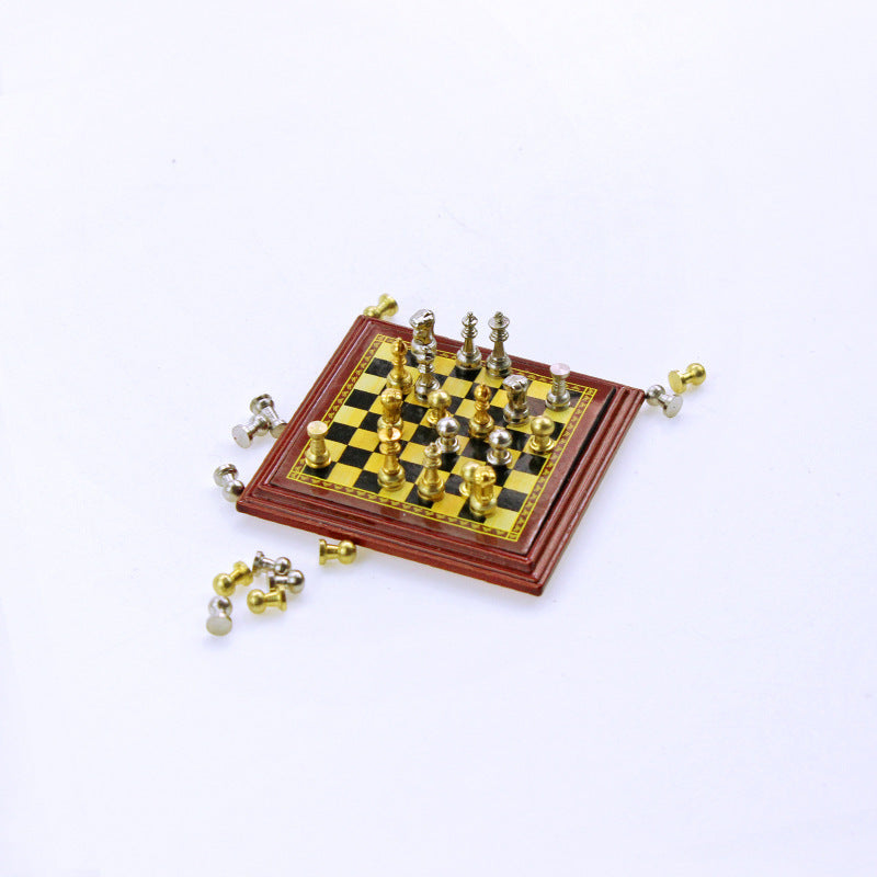 Doll House Accessories Mini Chess Non Magnetic