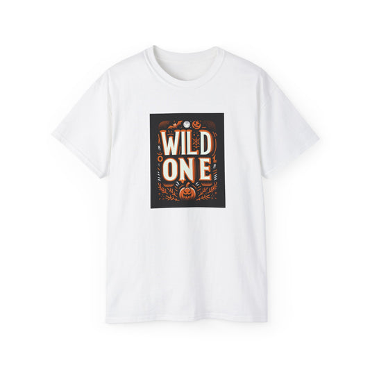 Men Halloween Wild One Halloween T-Shirt, Costume.