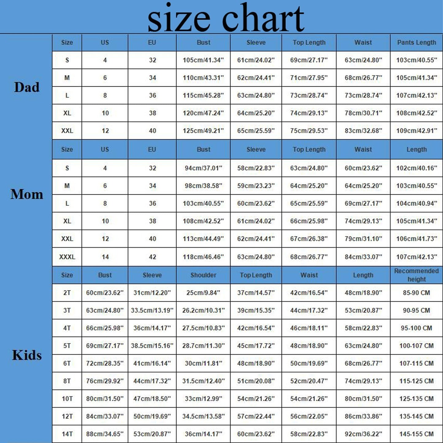 Family Matching Christmas Pajamas, Festive Printed Long-Sleeve