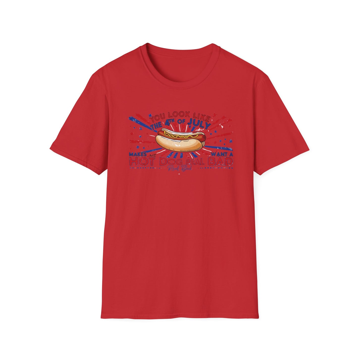 4th of July Women's Funny BBQ Softstyle T-Shirt - Summer Celebration Tee