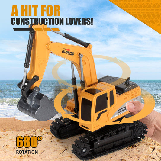 Remote Control Excavator Truck – RC Construction Vehicle Toy for Kids & Boys’ Gifts