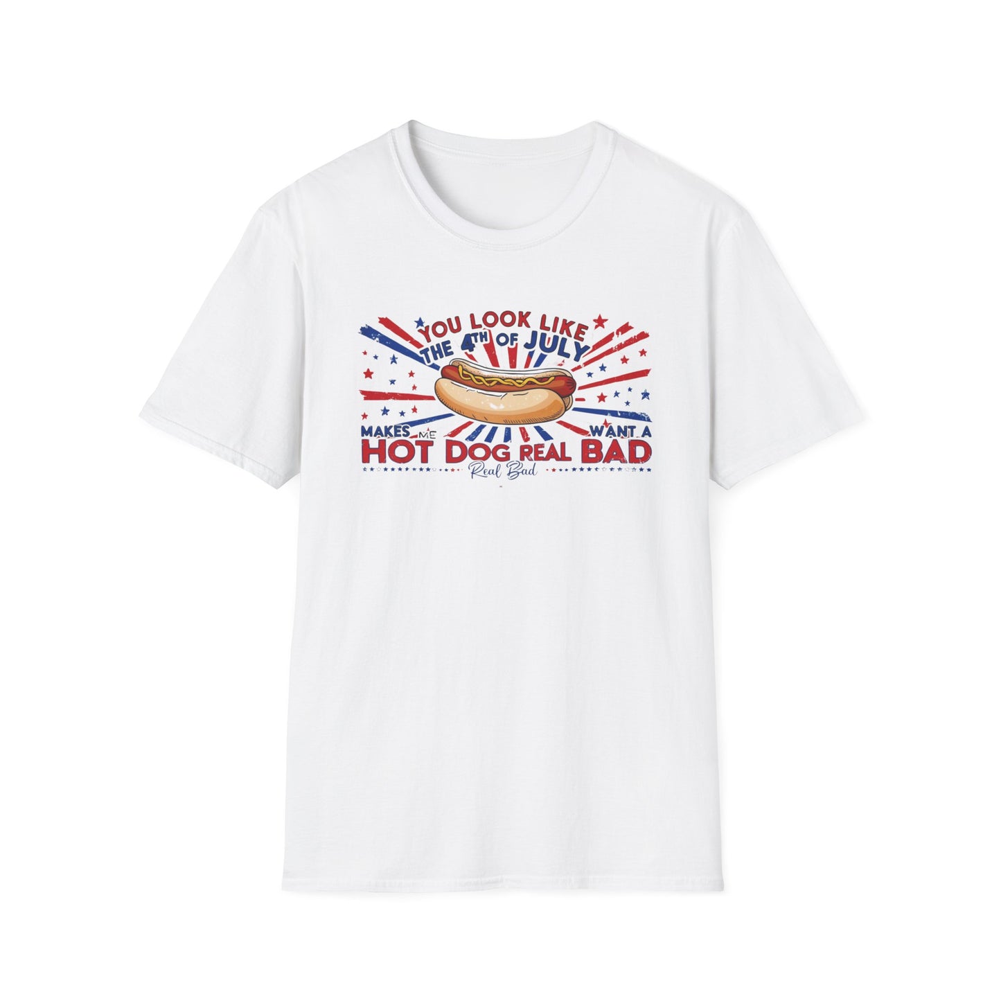 4th of July Women's Funny BBQ Softstyle T-Shirt - Summer Celebration Tee