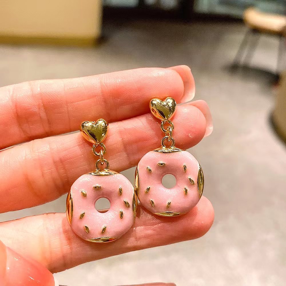 Dopamine Girls Donut Earrings