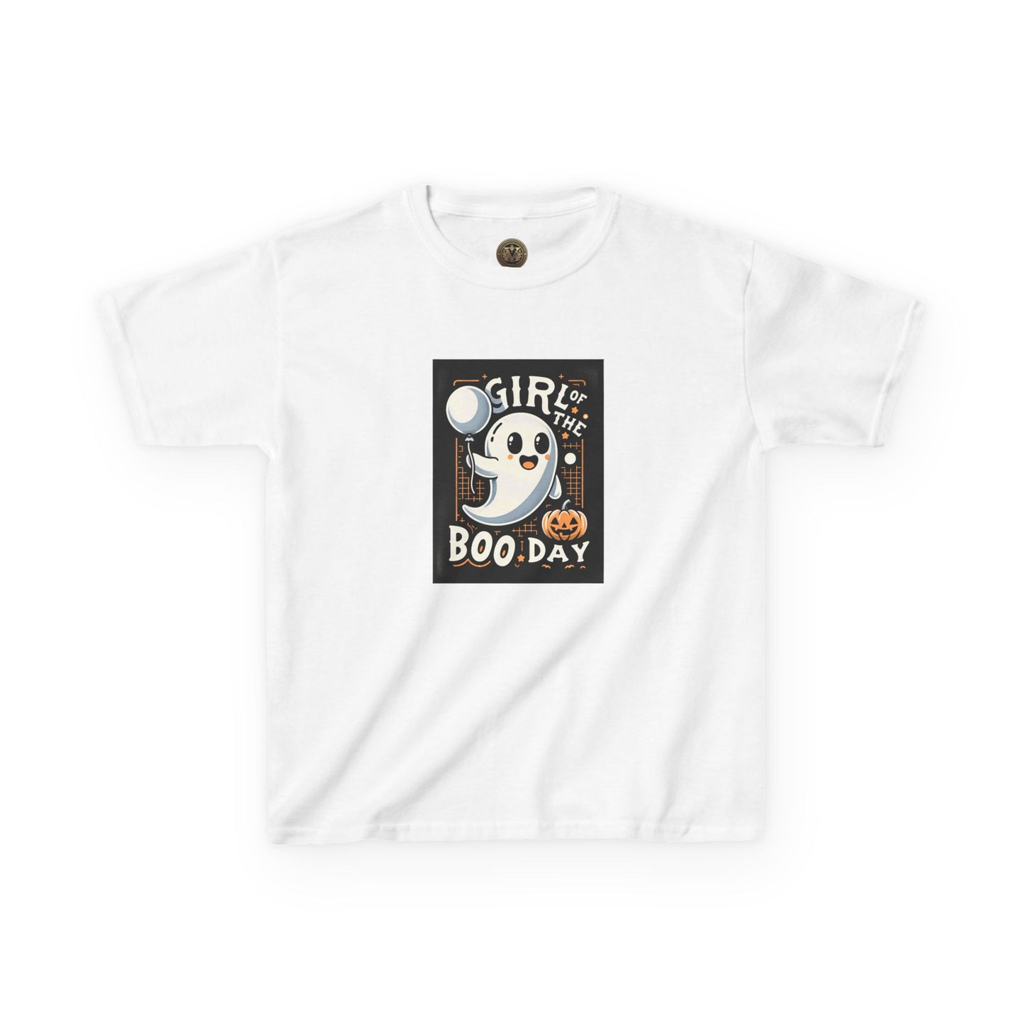 Girls Halloween of the Boo Day Halloween Fun T-shirt Costume.