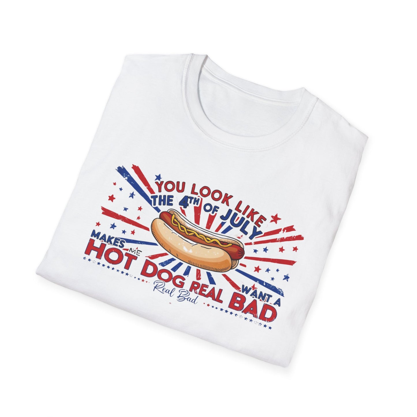 4th of July Women's Funny BBQ Softstyle T-Shirt - Summer Celebration Tee