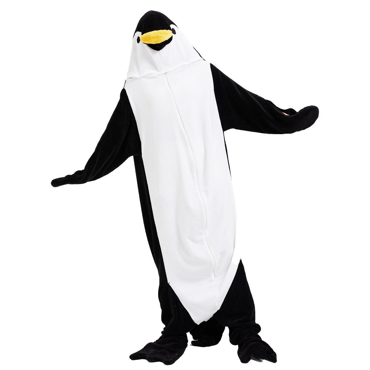 Performance Halloween Penguin Plush One-piece Pajamas