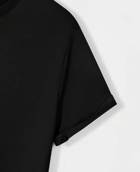 Men’s Halloween Ghost Graphic T-Shirt – Casual Round Neck Pullover, Slightly Elastic Short Sleeve