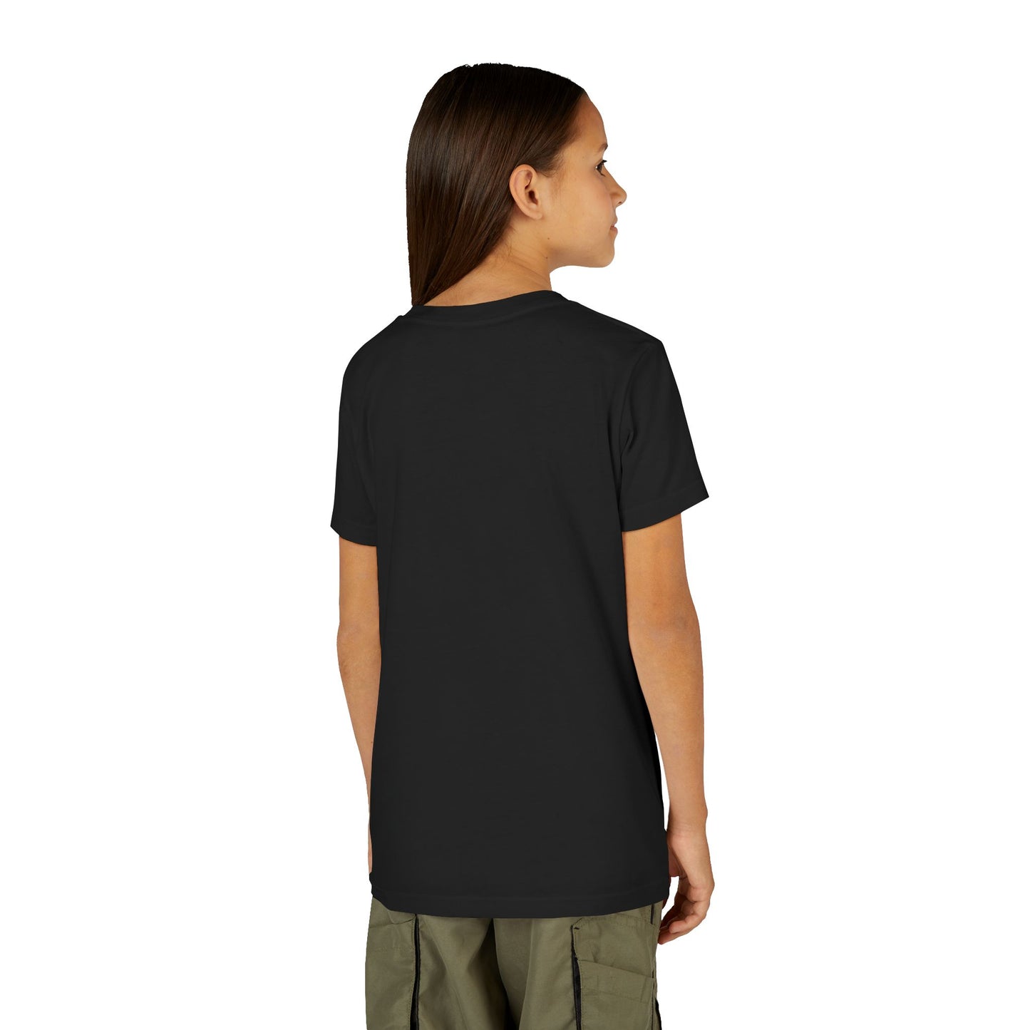 Girls Halloween Boo Crew Short Sleeve Tee Shirt, Costume.