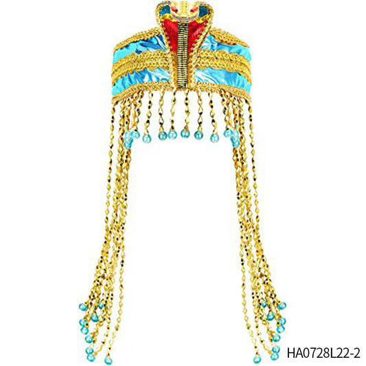 Headwear Female Egyptian Clothing Headband Pharaoh Sequined Hair Accessories