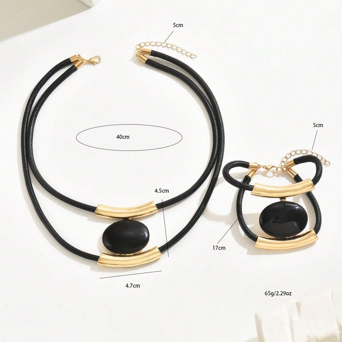 Golden Elegance Jewelry Set