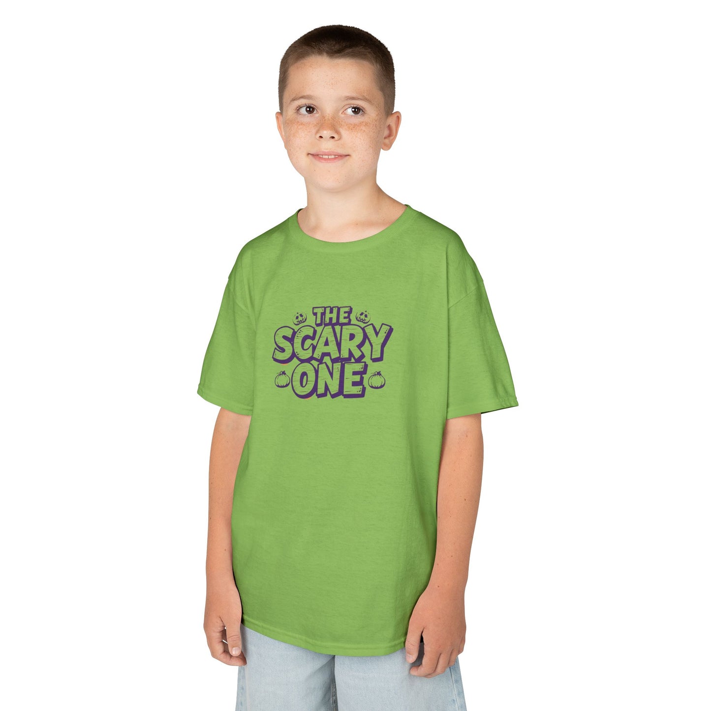 Kids Scary One T-Shirt | Fun Halloween Tee, Spooky Apparel, Boys & Girls, Cute Casual Wear, Youth Halloween Costume