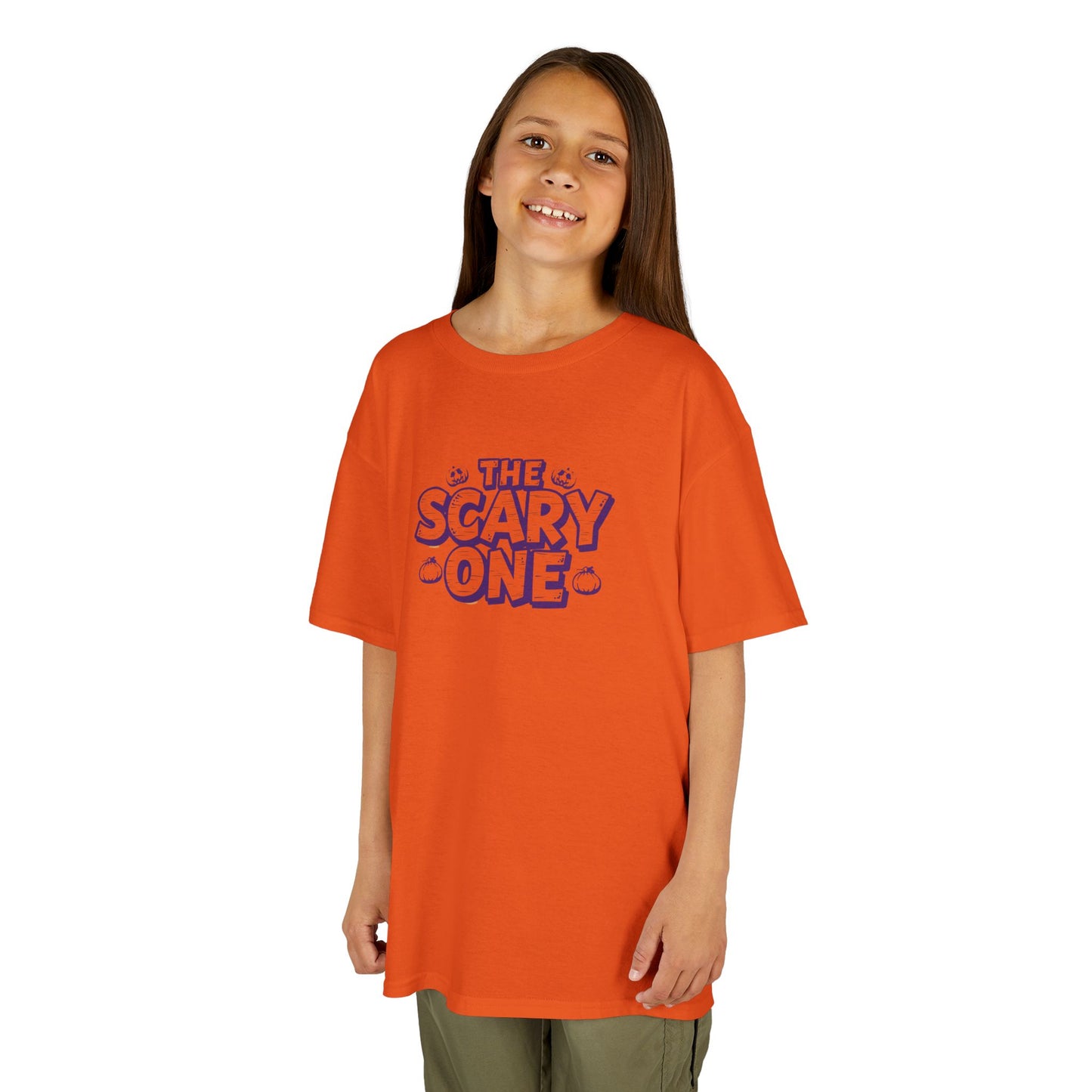 Kids Scary One T-Shirt | Fun Halloween Tee, Spooky Apparel, Boys & Girls, Cute Casual Wear, Youth Halloween Costume