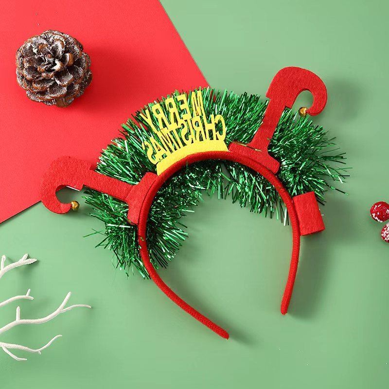 Christmas Headband Luminous Crutch Headband Christmas Tree Hair Accessories