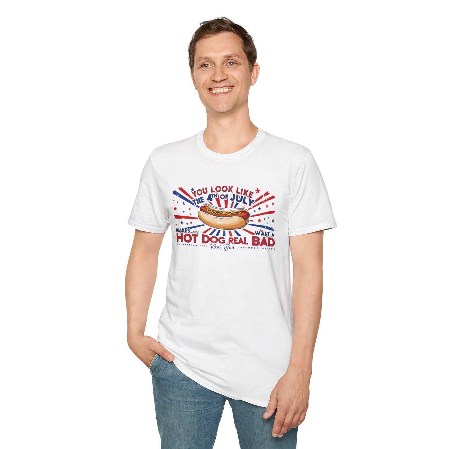 4th of July Women's Funny BBQ Softstyle T-Shirt - Summer Celebration Tee