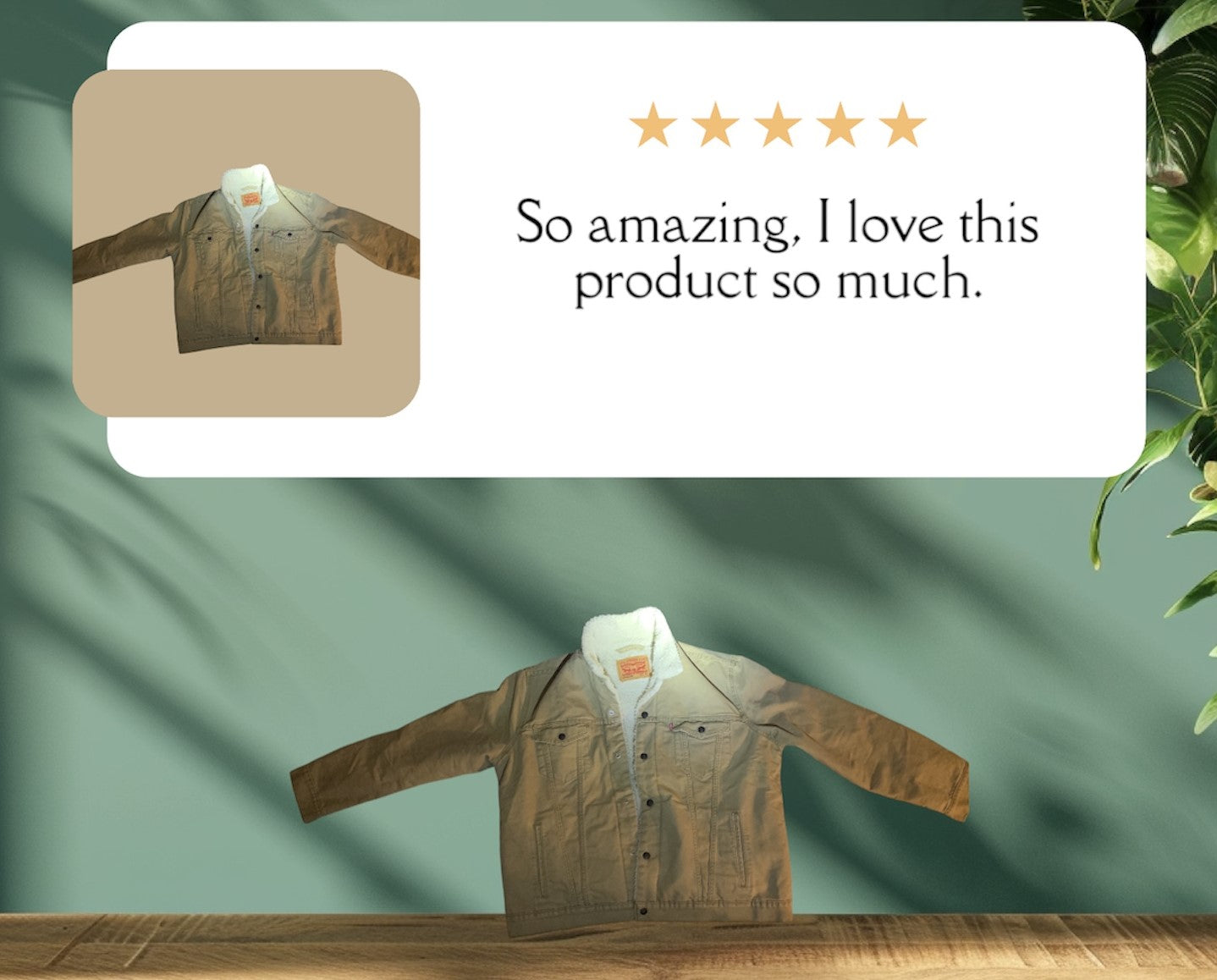 Levi’s Premium Type III Sherpa Trucker Jacket XL (Beige)