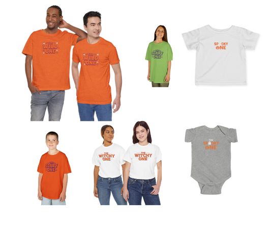 Halloween Family T-Shirt Bundle – Mix & Match Spooky Styles