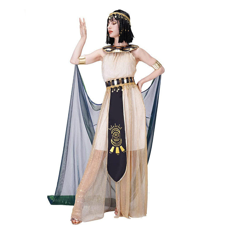 Ancient Egypt Cleopatra Halloween Cosplay Costume