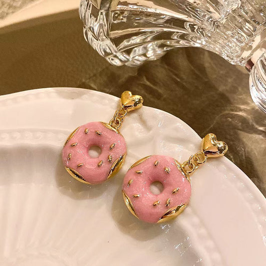 Dopamine Girls Donut Earrings