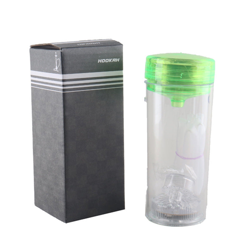 LED Portable Cup Hookah, Light-Up Mini Hookah with Built-In LED Glow