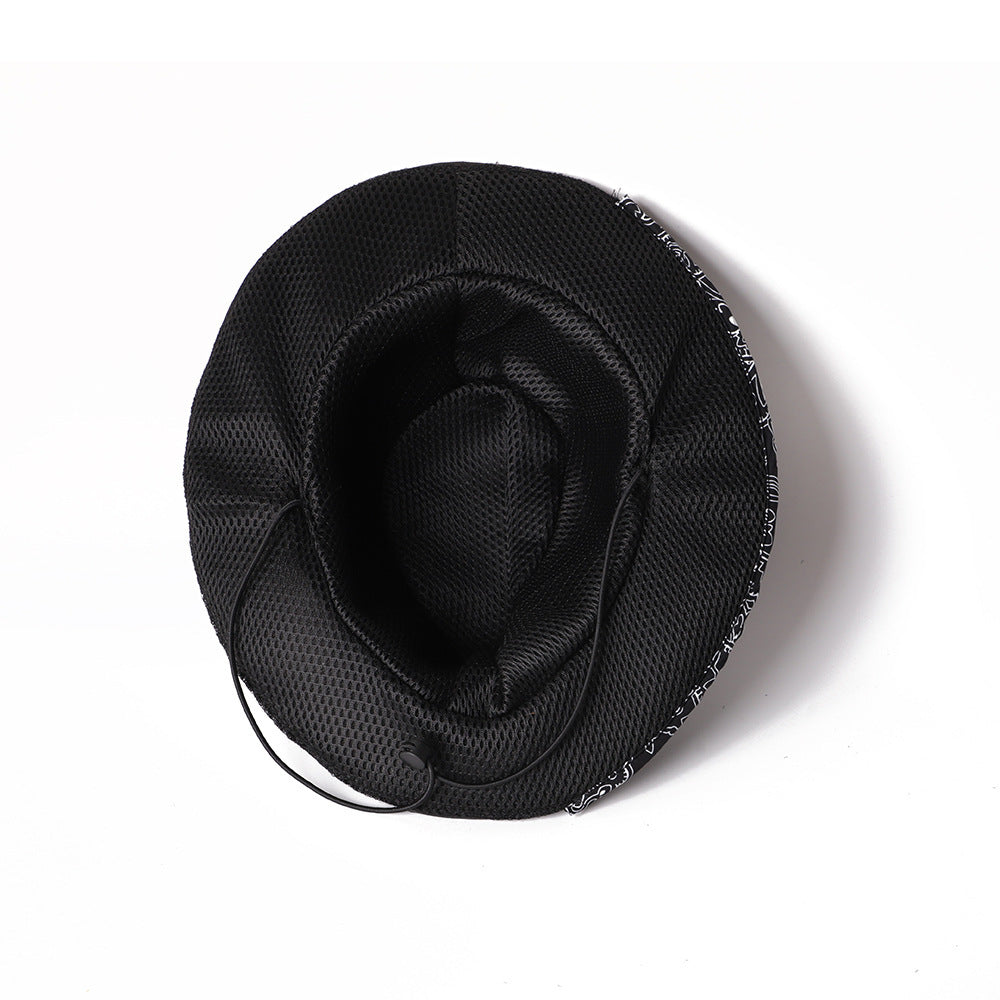 European And American Cowboy Hat Skull